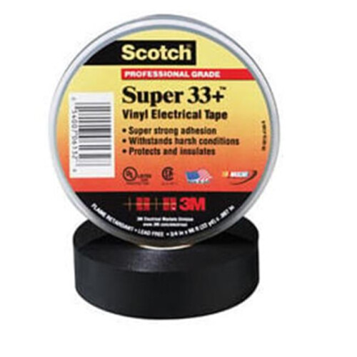 3M 3M  .75 x 52 ft. Super 33 Plus Vinyl Electrical Tape