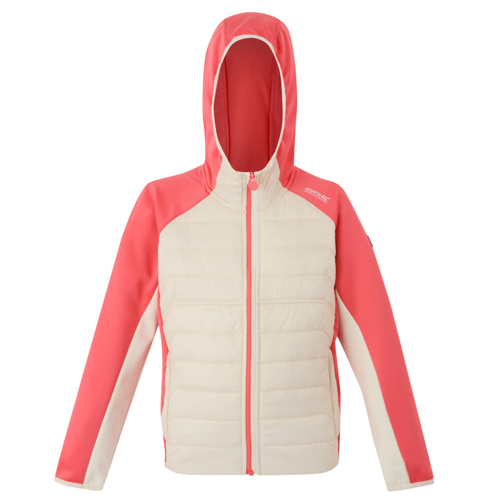 (13 Years, Light Vanilla/Peach Bloom) Regatta Childrens/Kids Kielder IX Hybrid Jacket