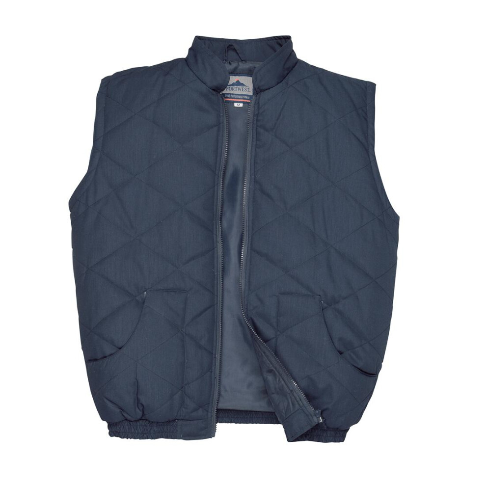 (XS, Navy) Portwest Mens Glasgow Body Warmer