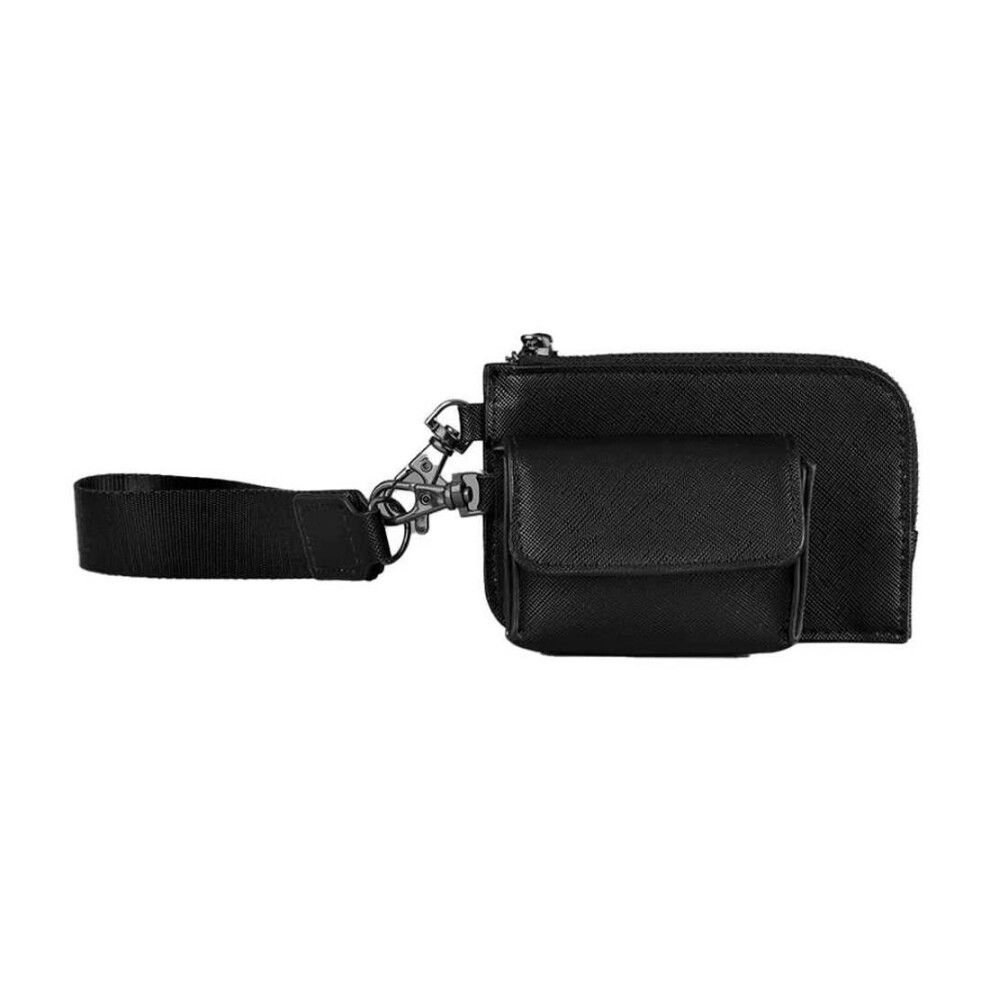 (One Size, Black/Black) Bagbase Boutique Wristlet Pouch Set