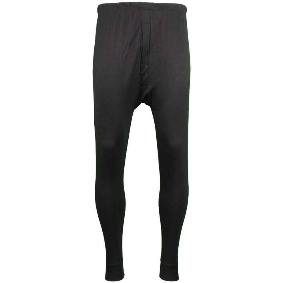 (S, Black) Warrior Unisex Adult Thermal Long Johns