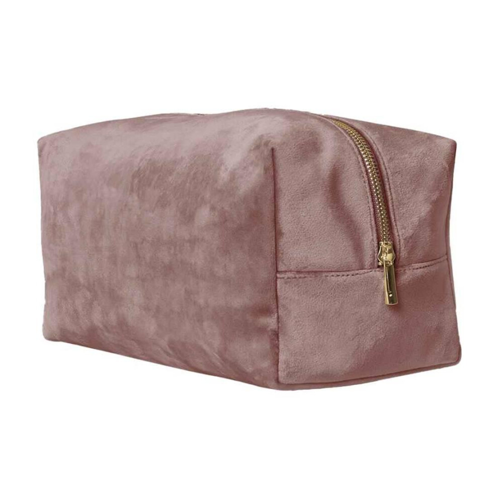 (14cm X 14cm X 28cm, Rose Quartz) Bagbase Velvet Accessory Bag