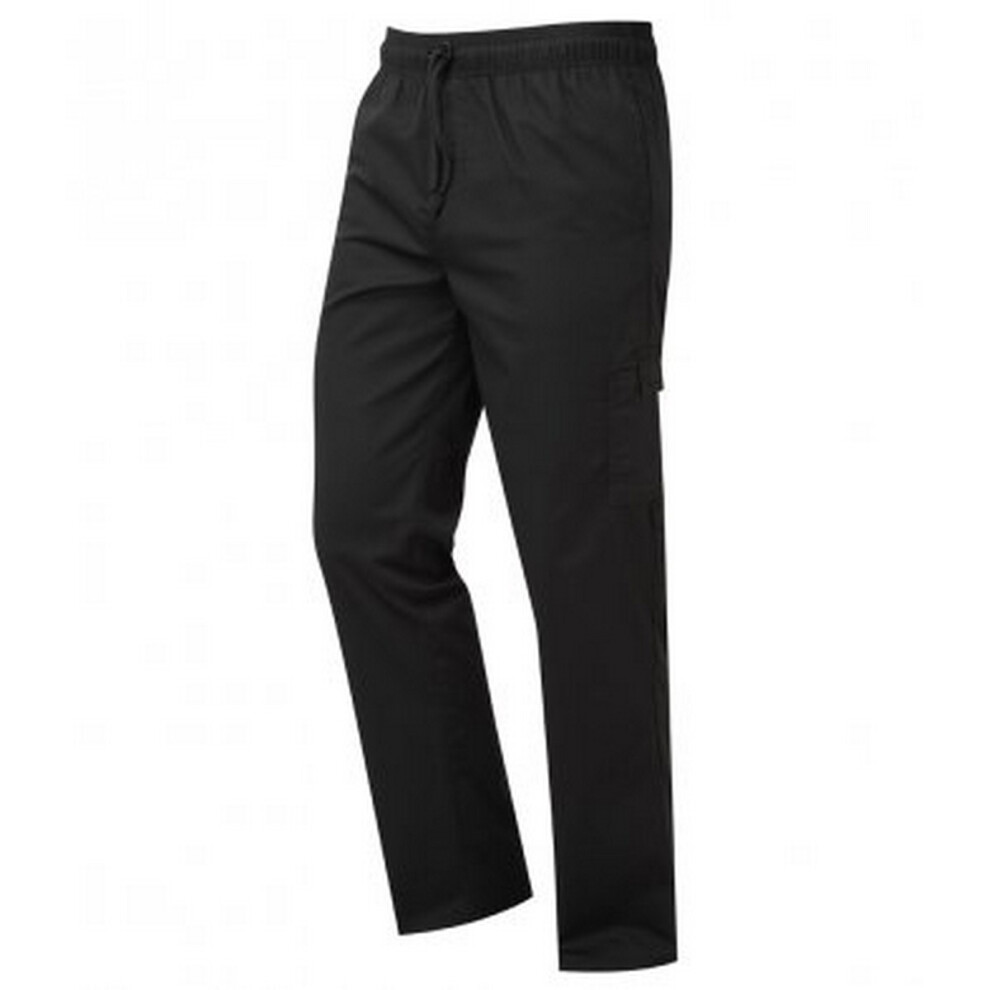 (5XL, Black) Premier Unisex Adult Essential Chef Trousers