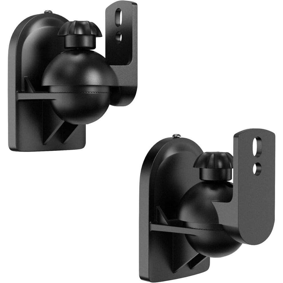Putorsen Store Putorsen Universal Speaker Wall Mounts, Speaker Brackets Wall Mount Adjustable Tilt Swivel
