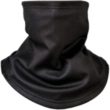 Black Windproof Motorcycle Neck Tube - Thermal Helmet Scarf Warmer