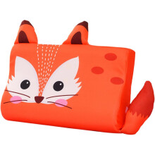 (Moe Fox) Animal Design Child Pillow, Ergonomic Soft Pillows for Boys Girls, Super Soft Breathable Cot Pillow, Lightweight Neck Support Pillow, 18x 10 Inch