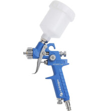 Mini HVLP Gravity Gun Air Paint Spray with 100 ml Top Cup - HT4R718