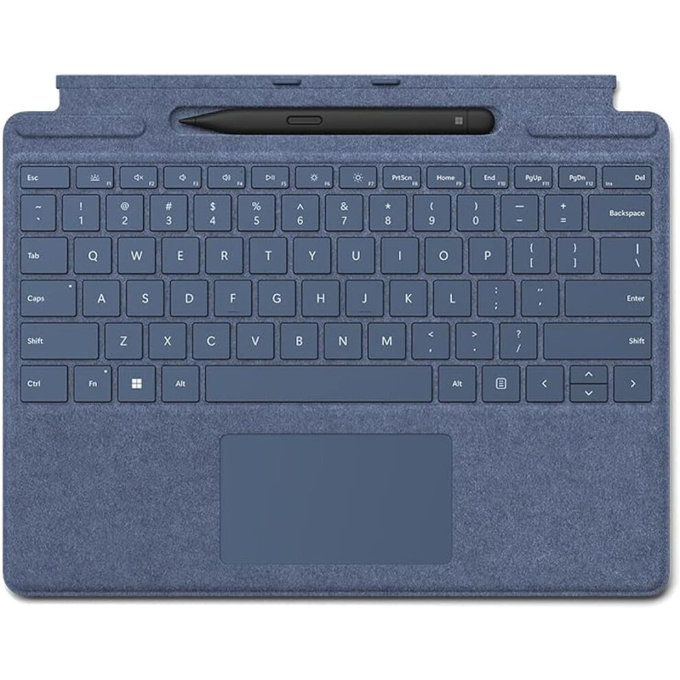 Microsoft Surface X 8 & 9 Signature Type cover + Surface Pen 2 - Blue