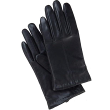 (M) Ladies' Genuine Leather Winter Gloves Premium Black Driving & Formal Gloves