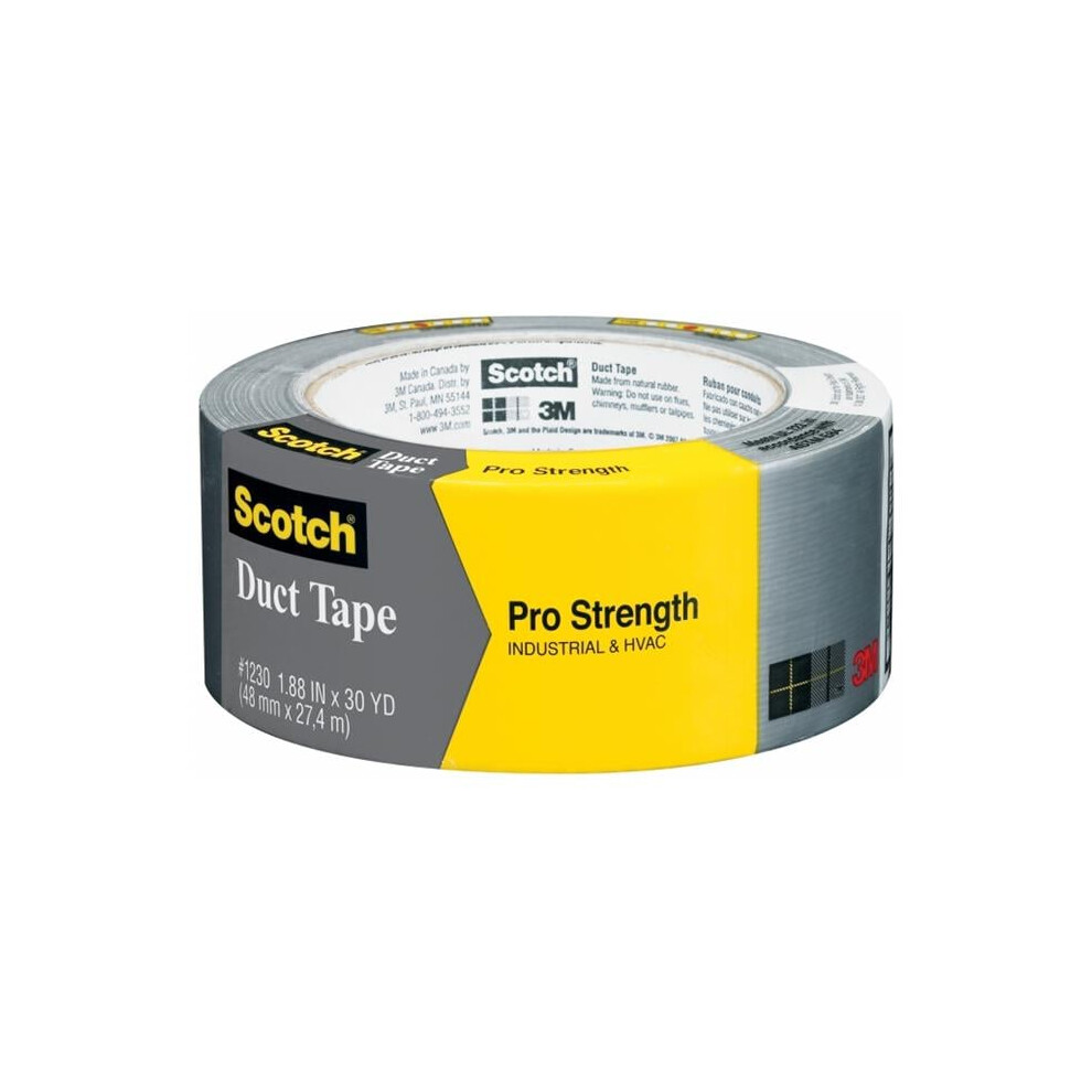 3M  1.88" x 30 Yd (48.0 mm x 27.4 m) Scotch Pro Strength Duct Tape