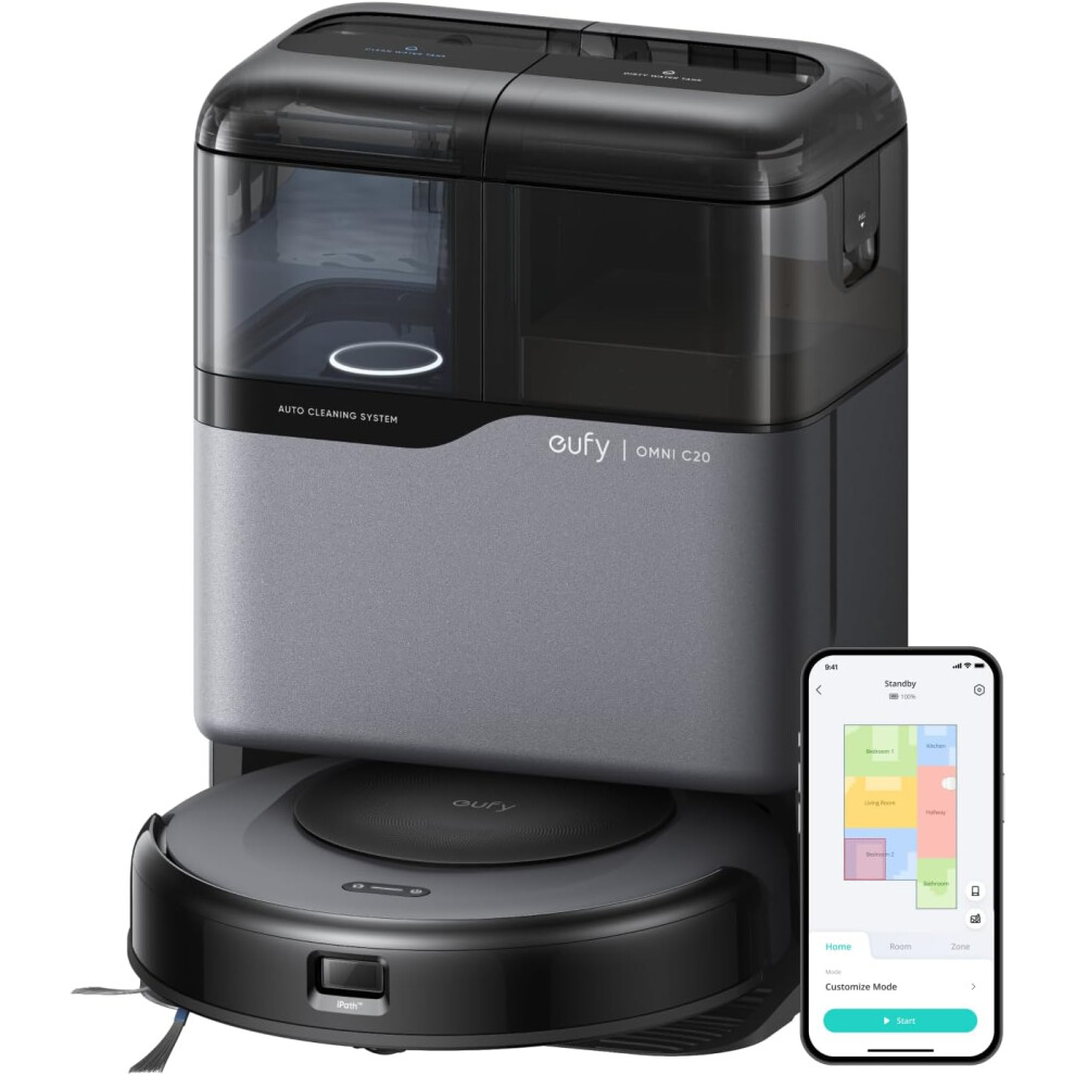Eufy Omni C20 Robot Vacuum Cleaner With Mop, All-In-One Station,
