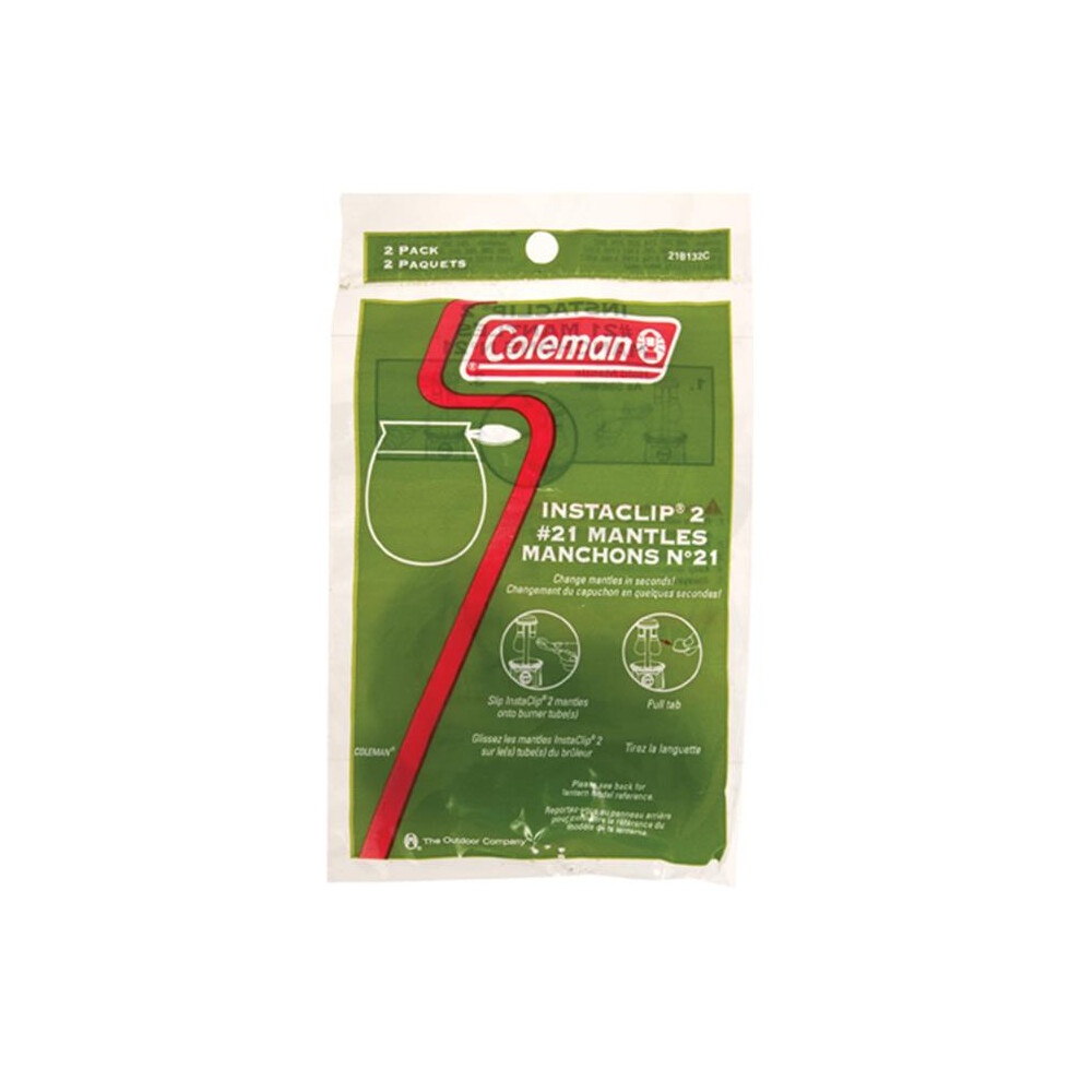 Coleman  Insta-Clip Mantles 21 2 Pack