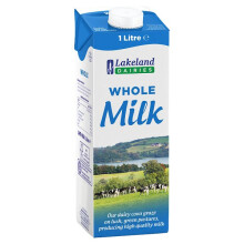 Lakeland Dairies Whole Milk 1 Litre (Case of 12)
