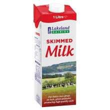 Lakeland Dairies Skimmed Milk 1 Litre (Case of 12)
