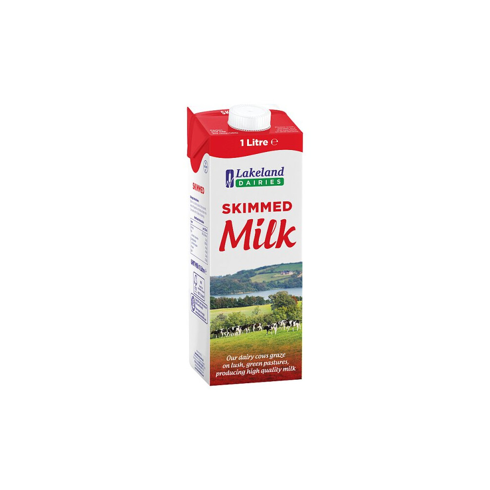Lakeland Dairies Skimmed Milk 1 Litre (Case Of 12)