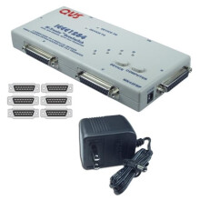 QVS 4 Computers Share 2 Parallel IEEE1284 Printers Autoswitch