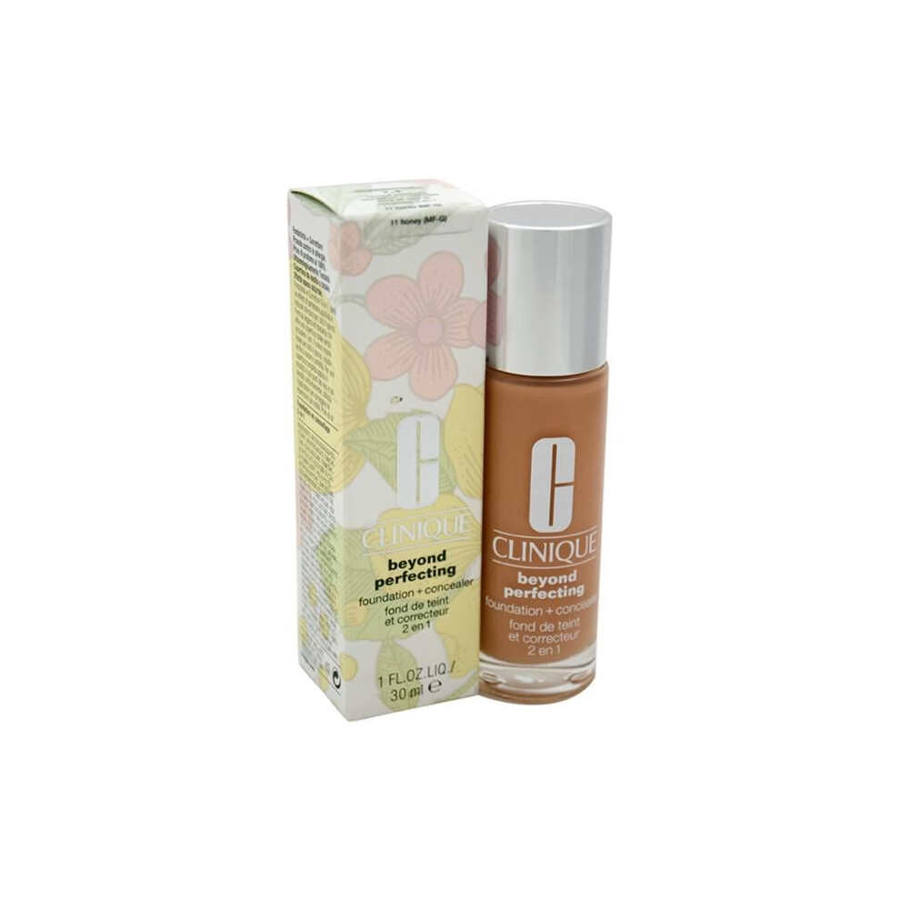 Clinique  1 oz No. 11 Beyond Perfecting Foundation Plus Concealer, Honey