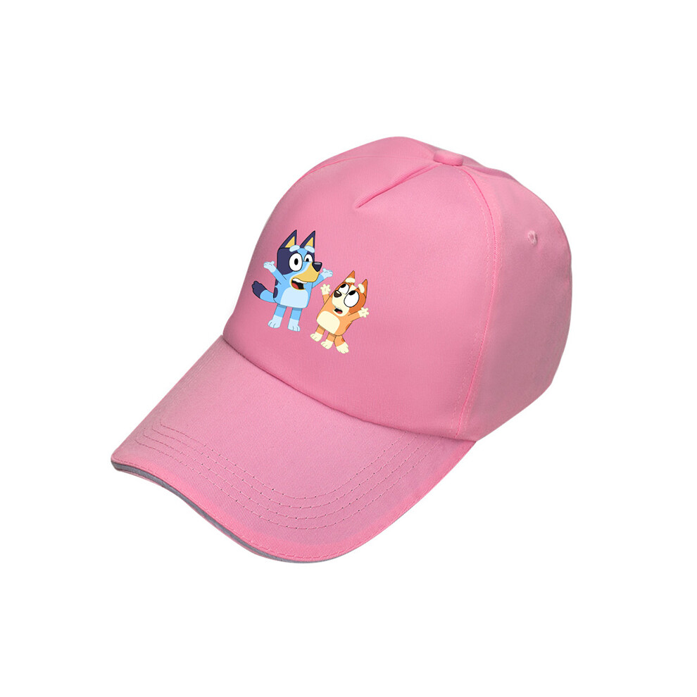 (Pink A) Bluey Cap Baseball Cartoon Duck Tongue Hat Summer Sun Sports Outdoor Protection