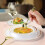 10 Pack Pre Rolled Disposable Gold Plastic Silverware Set with Napkins 9