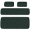 Outsunny Outsunny Garden Rattan Sofa Set Polyester Cover Replacement No Cushion Grey 9