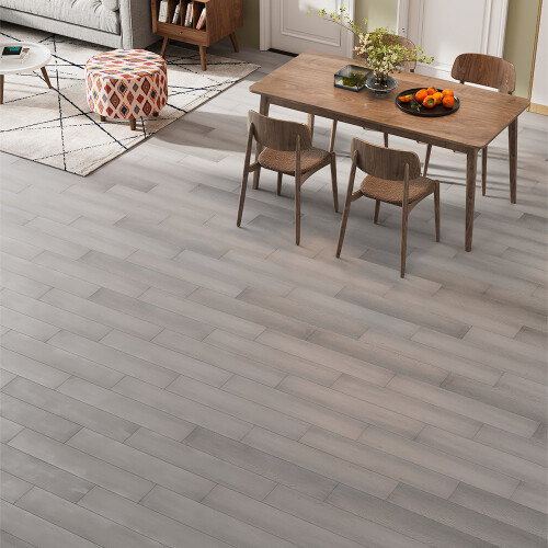 Living And Home (White Grey) 20Pcs Wood Grain Click-lock Flooring Planks 2