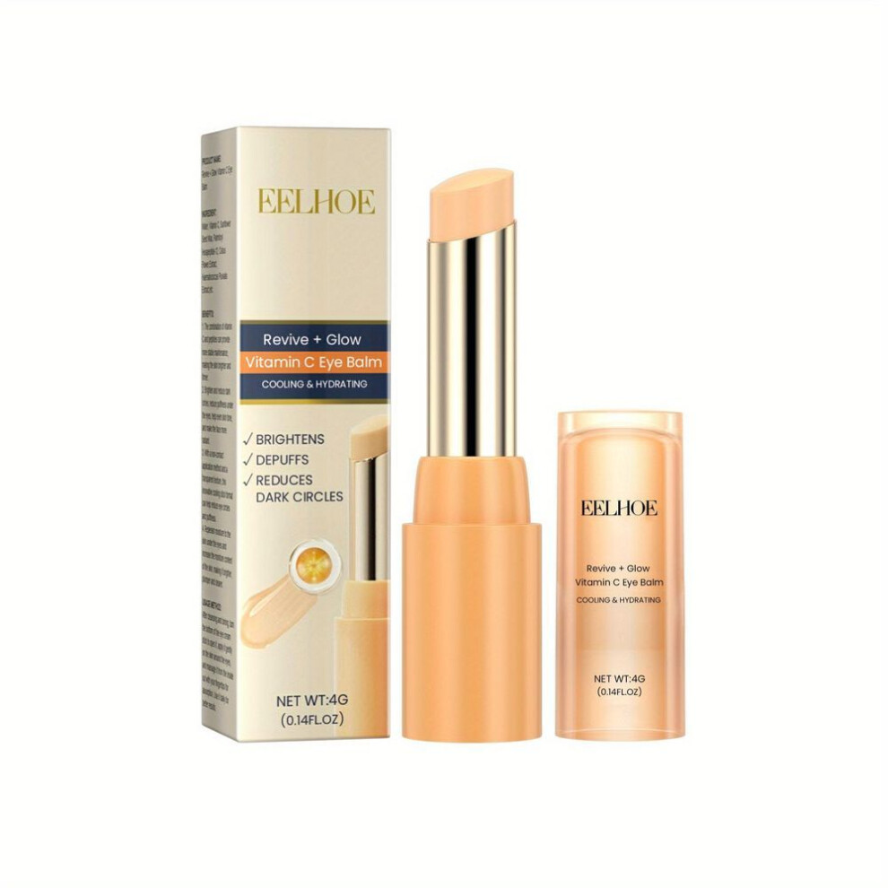 (4g) Super Moisturizing Vitamin C Eye Cream Stick For Wrinkle Reduction And Skin Tightening