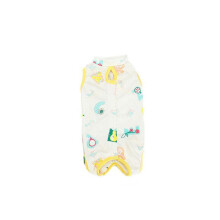 Pet Cat Postoperative Recovery Suit Pet Surgery Clothing Sterilization Weaning Yellow L(Bust: 44cm Length: 34cm)