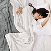 (King Blanket Sherpa Throw, Silver Sherpa Blanket) Soft Blankets Sherpa Fleece Throw Bed Sofa Blanket