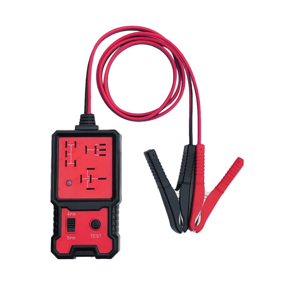 Car Battery Checker Electronic Relay Tester With Clips Auto Diagnostic Tool 12V 3654657568818