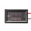 (Red, 12V) DC 12V36V48V Rectangle Digital Display Volt Meterr Meter For Motorcycle Car Boat 6