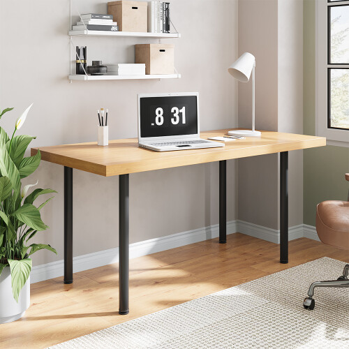 Living And Home Set of 4 Round Metal Table Legs 2