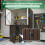 (Brown) YODOLLA Storage Cabinet Shed Metal Cupboard 8