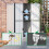 (White) YODOLLA Storage Cabinet Shed Metal Cupboard 8