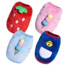 XXS Size Warm Winter Dog Clothes Soft Fleece Dog Jacket Pet Coat Sweater Puppy Cat Jumper XXS