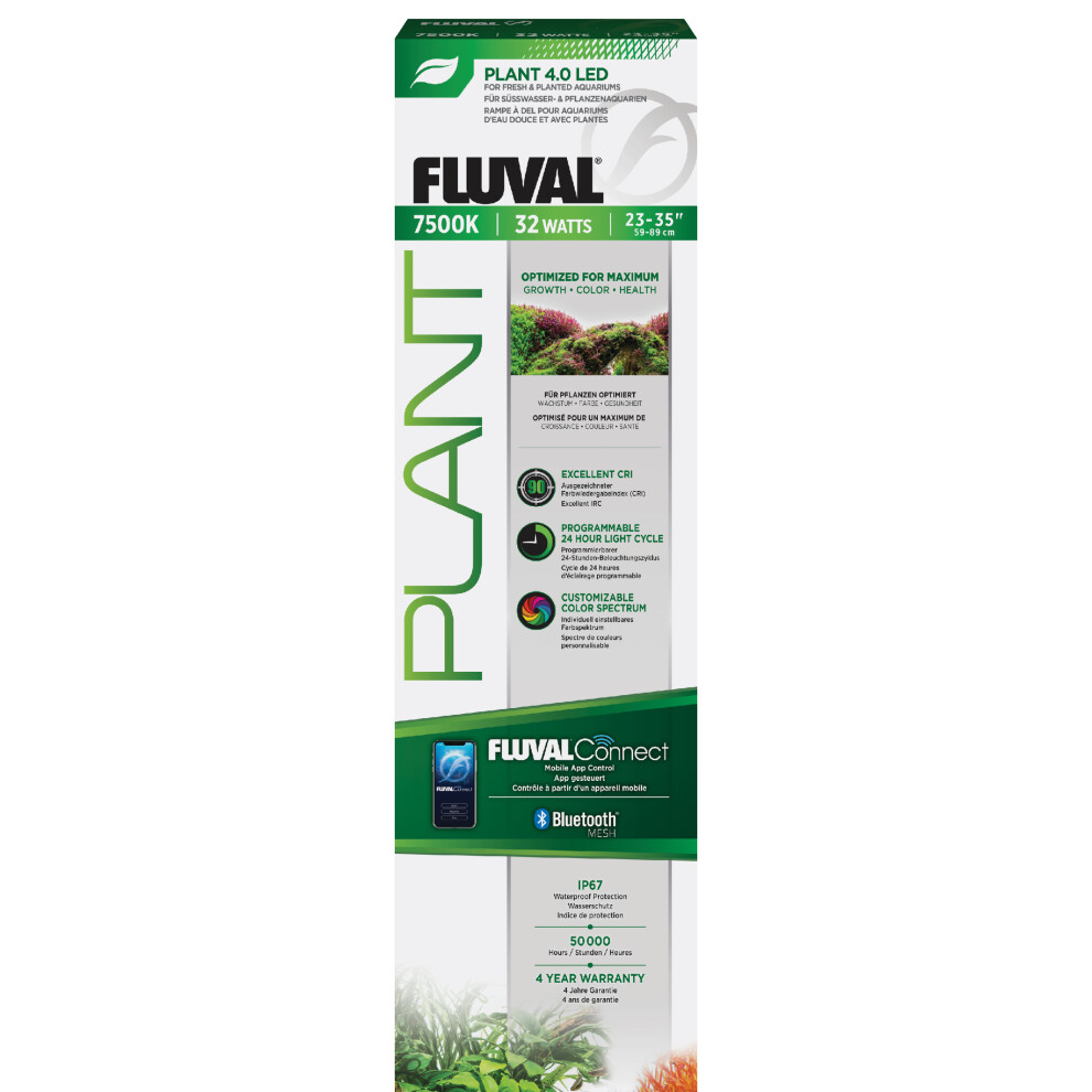 (32W) Fluval LED Plant 4.0 22W 38cm BT MESH Aquarium Fish Tank Lights