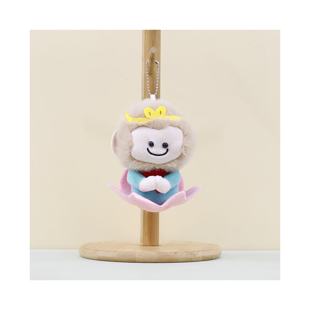 (Light Color) Delightful Wukong Sun Plush Toy Keychain Soft And Cuddly Accessory Monkey Bag-image-OPC-PFZM9NS-NEW