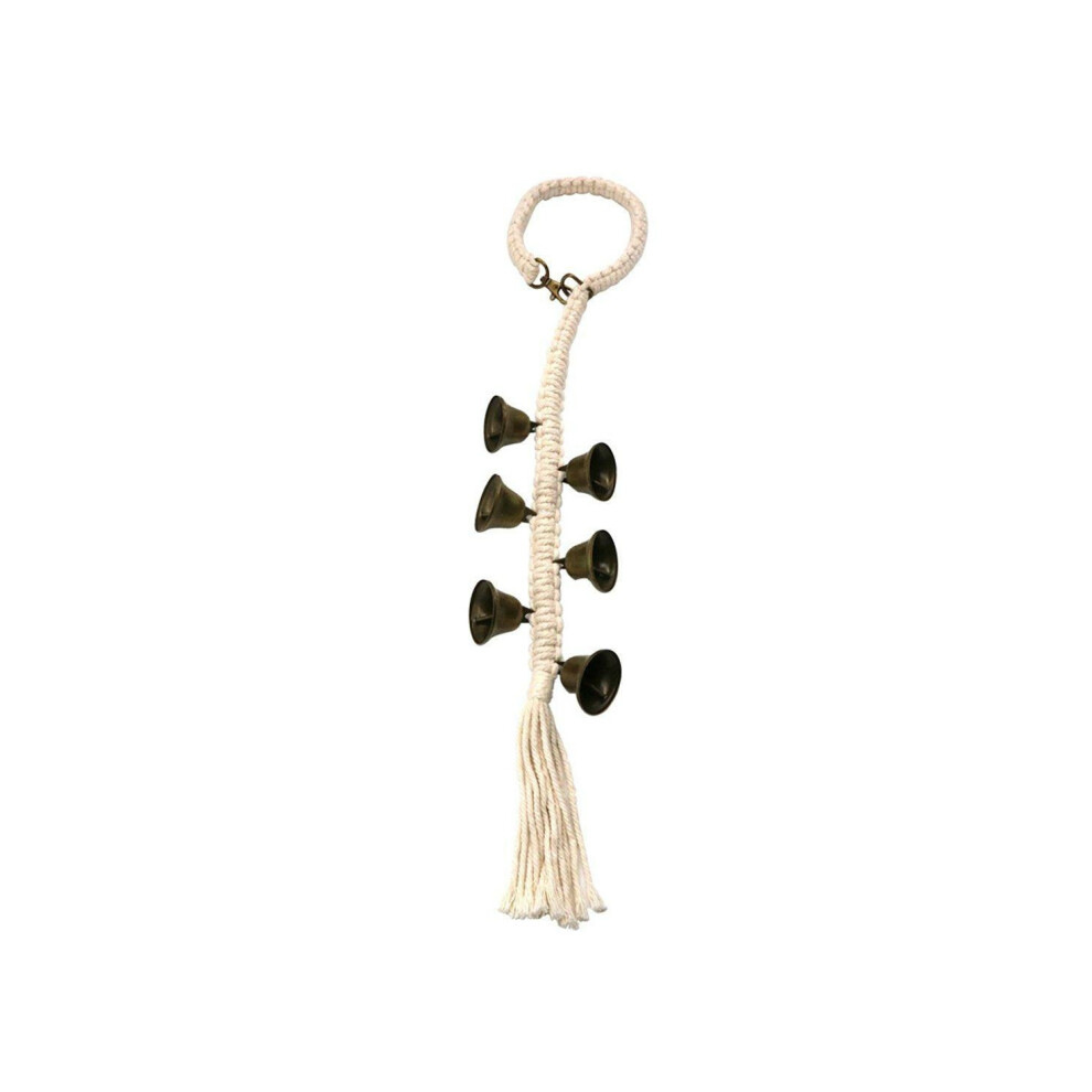Adjustable Doorbell Hanging Rope Dog Training Bell Cat Teasing Braided Trainer 7044174071513