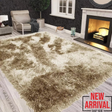 (Cream , 80 x 150 cm) Modern Non slip Fluffy Rugs Thick Shaggy Natty Rug