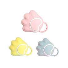 Silicone Bathing Brush Multifunctional Pet Hair Washing Brush Massage Scrubber Blue