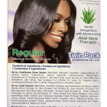 Gentle Treatment No Lye Relaxer Twin Pack Kit Regular