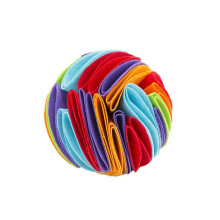 Snuffle ball Dog Puzzle Toys Increase IQ Slow Dispensing Feeder Pet Cat Trainiod L - A