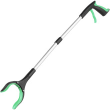 (Green) 31" Folding Litter Picker Reacher Grabber Stick