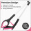 (Pink) 31" Folding Litter Picker Reacher Grabber Stick 4