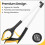 (Yellow) 31" Folding Litter Picker Reacher Grabber Stick 4