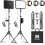 NiceVeedi 2-Pack Photography LightIing Kit, 25 * 20CM Dimmable15W LED 1