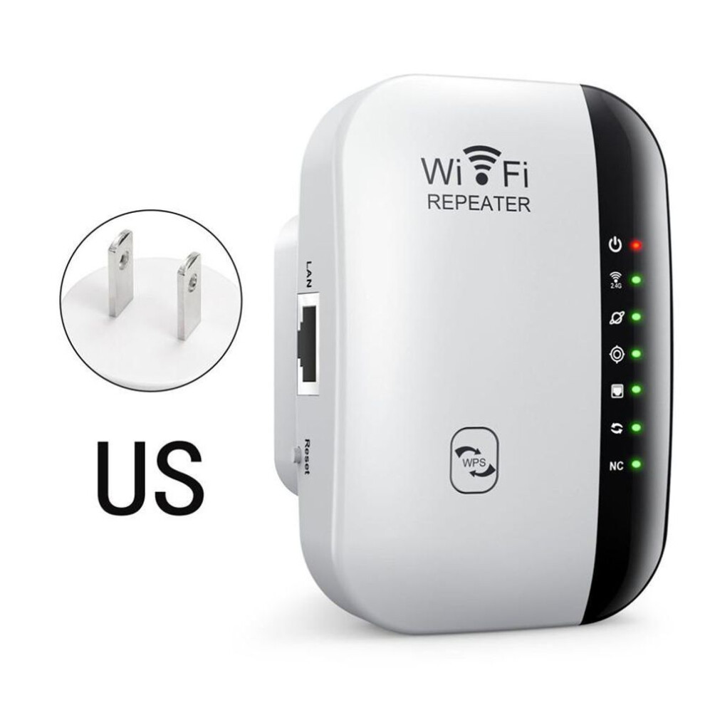 (white, US plug) 300mbps Wifi Repeater 2.4g Wireless Signal Amplifier Wi Fi Signal 802.11n Long Range Extender Booster  Wi-fi Repeater Home Router
