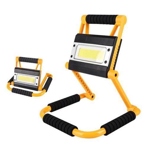LED Portable Spotlight Searchlight Camping Light Rechargeable Handheld Work Light Power Waterproof Lantern 2