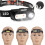 (C) USB Rechargeable COB Headlamp Running Camping Fishing Cycling Flashlight Sensor Work Light 2