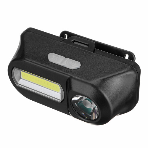 (C) USB Rechargeable COB Headlamp Running Camping Fishing Cycling Flashlight Sensor Work Light 2