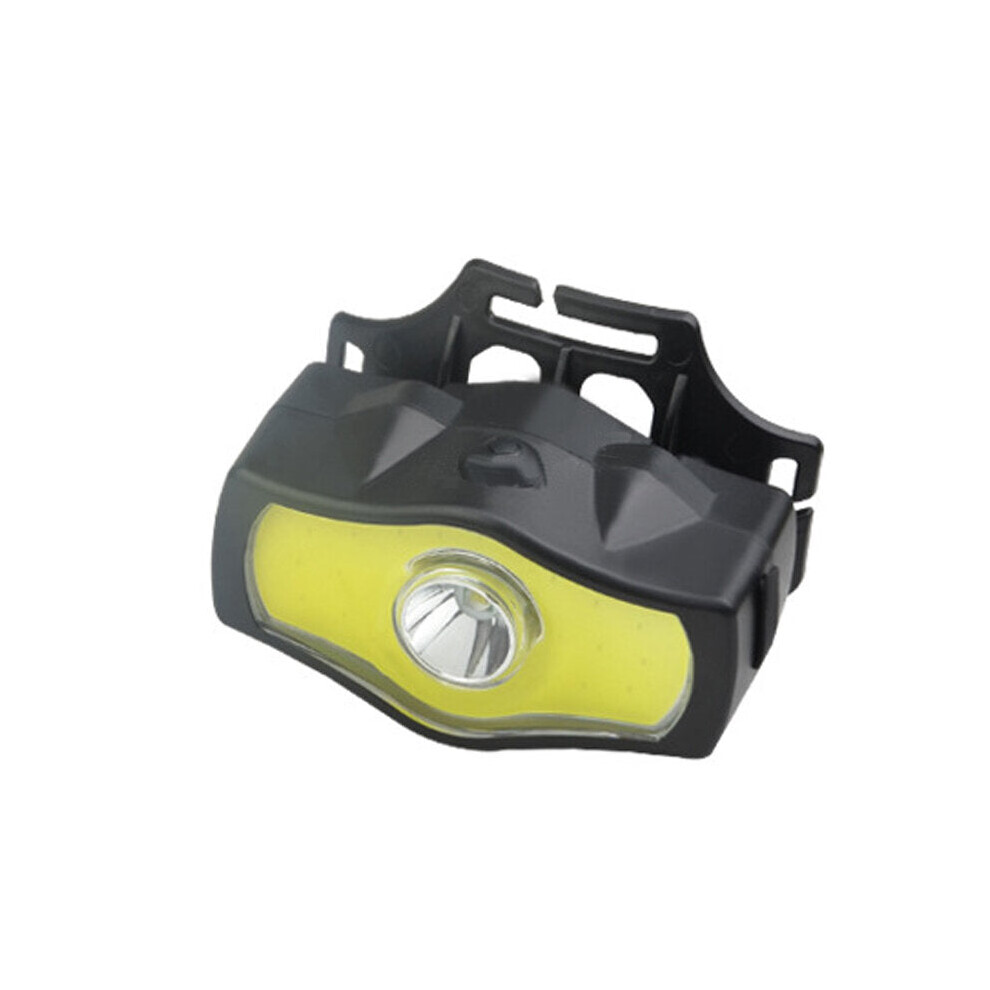 (Black) T6+COB 850LM Dual Light Source Cycling Headlamp 3Modes Rechargeable Bike Headlamp